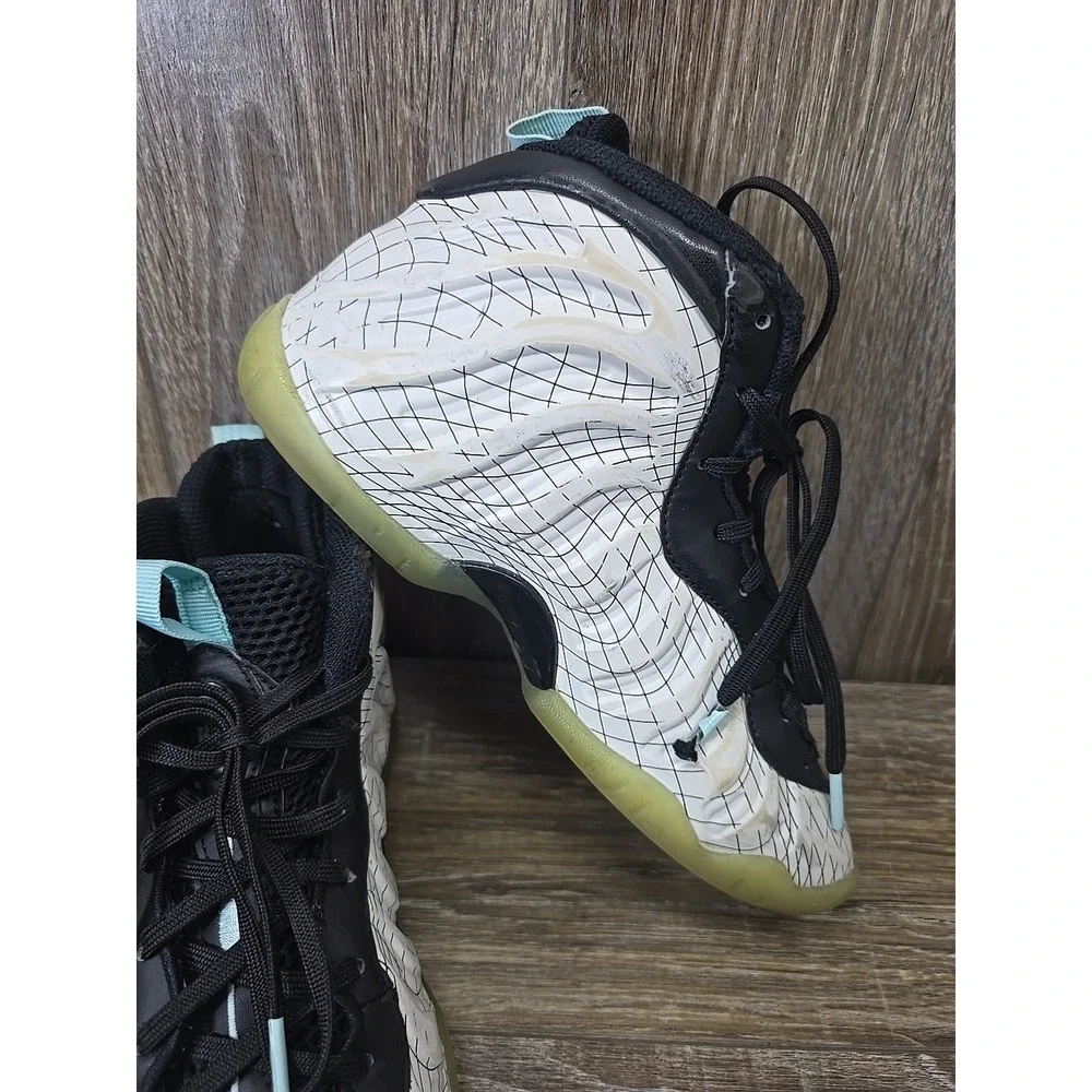 Nike Little Posite One Foamposite warped Grid‎ GS CW1596-005 4.5y